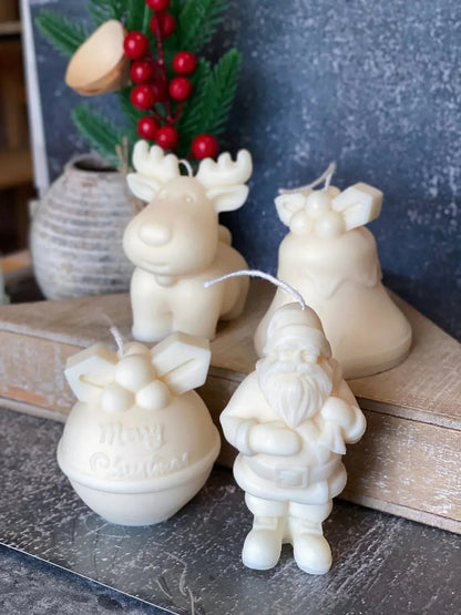 Round Bell Christmas Candle - Best Holiday Decor Gift | Limited Edition - GiftWave.co