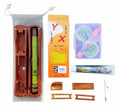 Tenkara Fishing Rod with Wooden Case - 1.7m Ultralight Stream Rod - Green