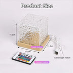 Water Ripple Crystal Lamp - 16 Color Cube Light with Remote - view 6