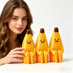 Sitting Banana Figurine - 3D Printed Desk Ornament for Monit