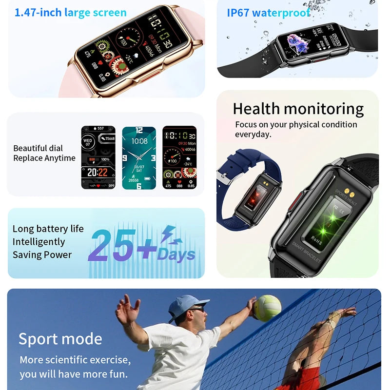 Ultra-Thin Fitness Tracker Smart Band: image 4