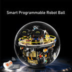 Programmable Robot Ball Building Set - 804-Piece RC Sphere Bot with LED Face - gallery 1