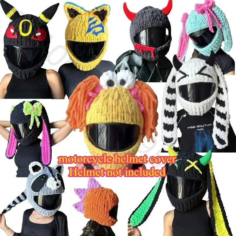 Motorcycle Helmet Cover – Fun & Decorative Full-Face Helmet Accessory
