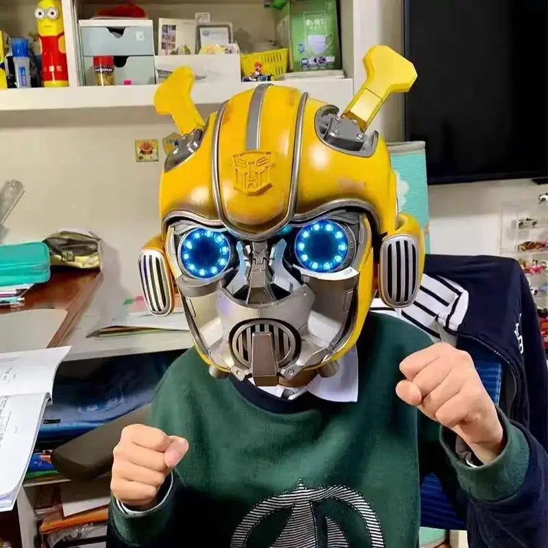 Megatron Bumblebee Transformers Voice Control Cosplay Helmet