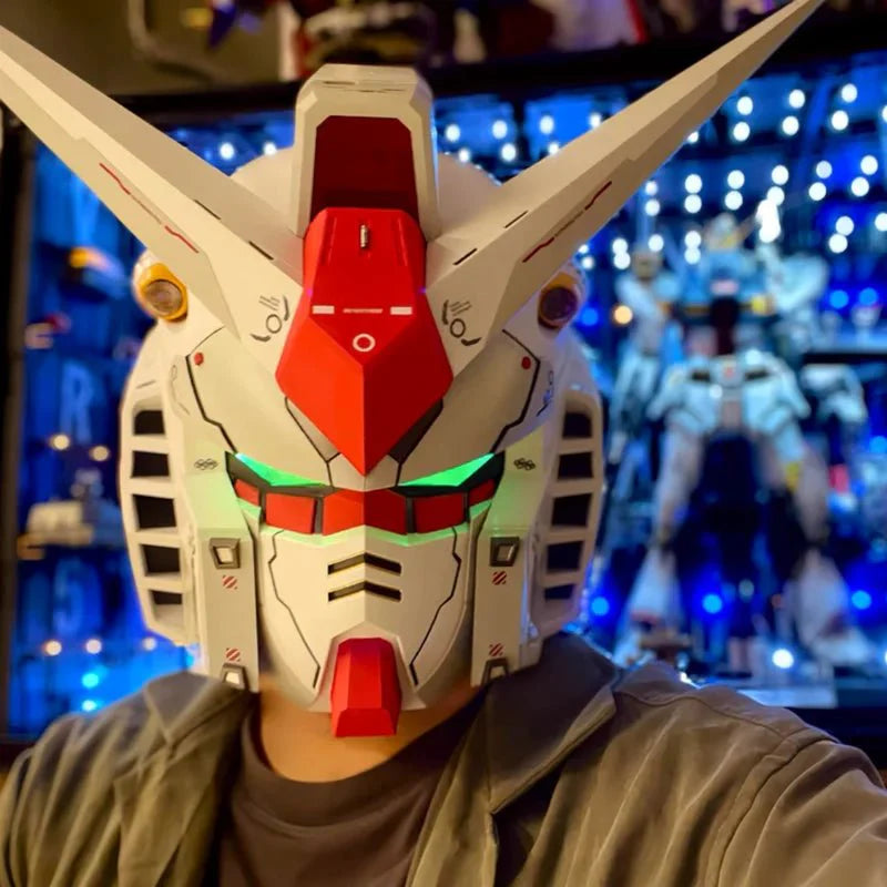 Vol.1 Rx - 78 - 02 Helmet: Cyberpunk 1:1 Mask Mech Robot Helmet - GiftWave.co