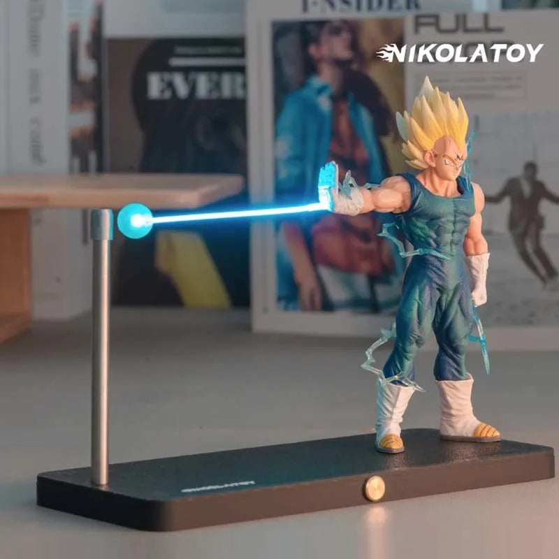 Son Goku & Vegeta Kamehameha Lamp Figure: Dragon Ball Magnetic