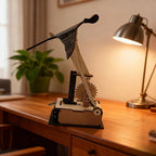 Wooden Manta Ray Kinetic Sculpture - wooden automaton swimming motion