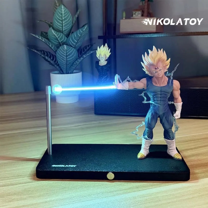 Son Goku & Vegeta Kamehameha Lamp Figure: Dragon Ball Magnetic