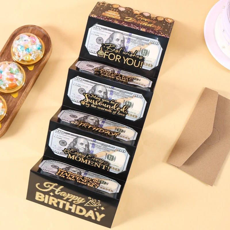 Birthday Cash Gift Envelope Set of 3 - Folding Money Card Holders - view 6