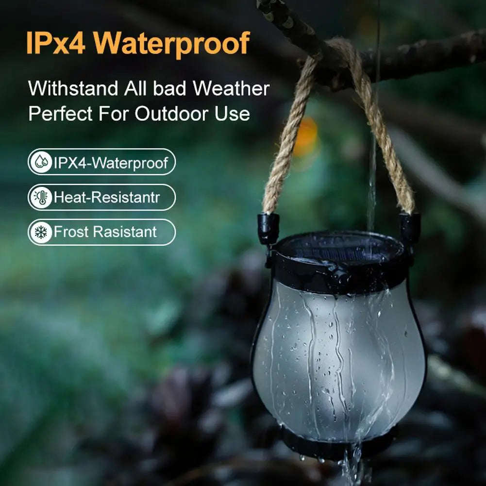 Solar Flame Lantern - weather resistant