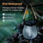 Solar Flame Lantern - weather resistant