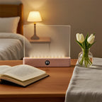 LED Flat Panel Book Light - Rechargeable Reading Lamp with 1 - 2
