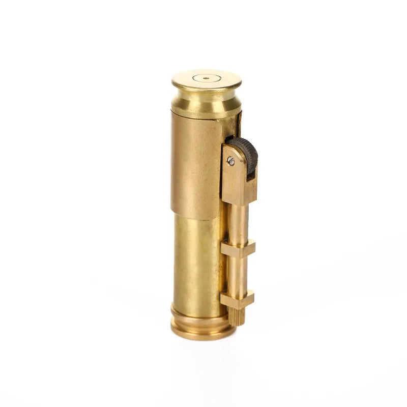 Brass Trench Lighter - Windproof Refillable Collectible EDC  - 3