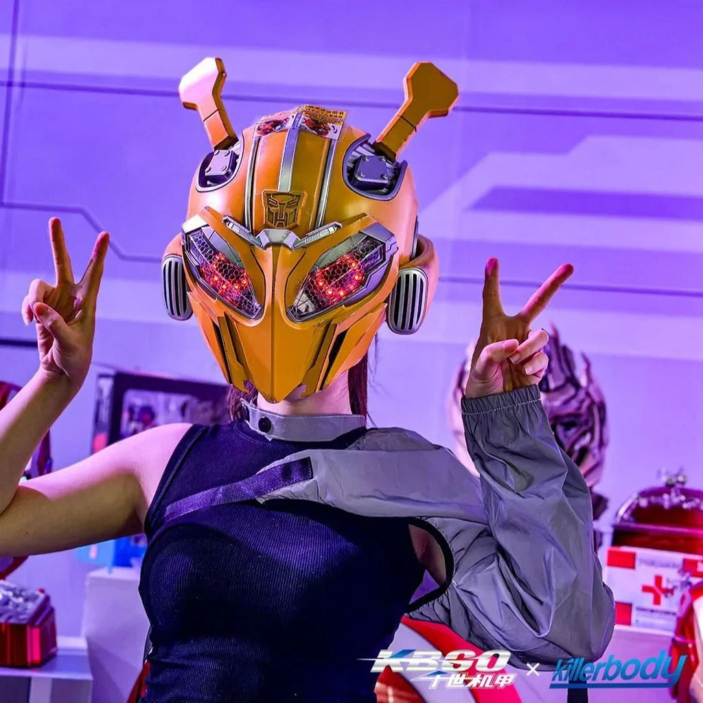 Megatron Bumblebee Transformers Voice Control Cosplay Helmet