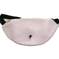 Fake Belly Fanny Pack - Novelty Hidden Storage Waist Bag - Pale