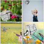 Telescopic Butterfly Net - Extendable 69in Bug Catching Net  - 4