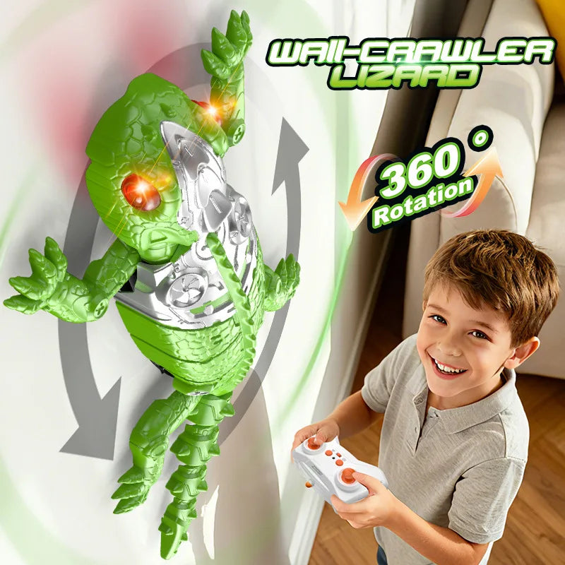 Wall-Climbing RC Gecko and Spider - Rechargeable Remote Control Crawler - view 2