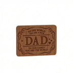 Illuminated Wood Wall Plaque - Mom and Dad Bedside Shelf Light - view 2