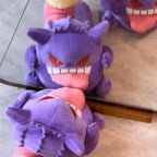 Gengar Plush Slippers – Tongue-Out Anime Design, Non-Slip EVA Sole, Soft... — View 4
