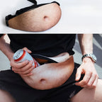 Fake Belly Fanny Pack - Novelty Hidden Storage Waist Bag - view 1