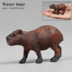 Capybara Figurine Set of 5 - Hand-Painted Miniature Animal Desk Ornaments - image 5