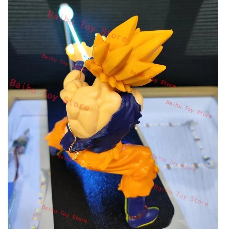 Son Goku & Vegeta Kamehameha Lamp Figure: Dragon Ball Magnetic