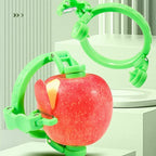 Handheld Rotary Apple Peeler and Spiral Slicer - Stainless Blade Fruit Corer Kitchen Gadget