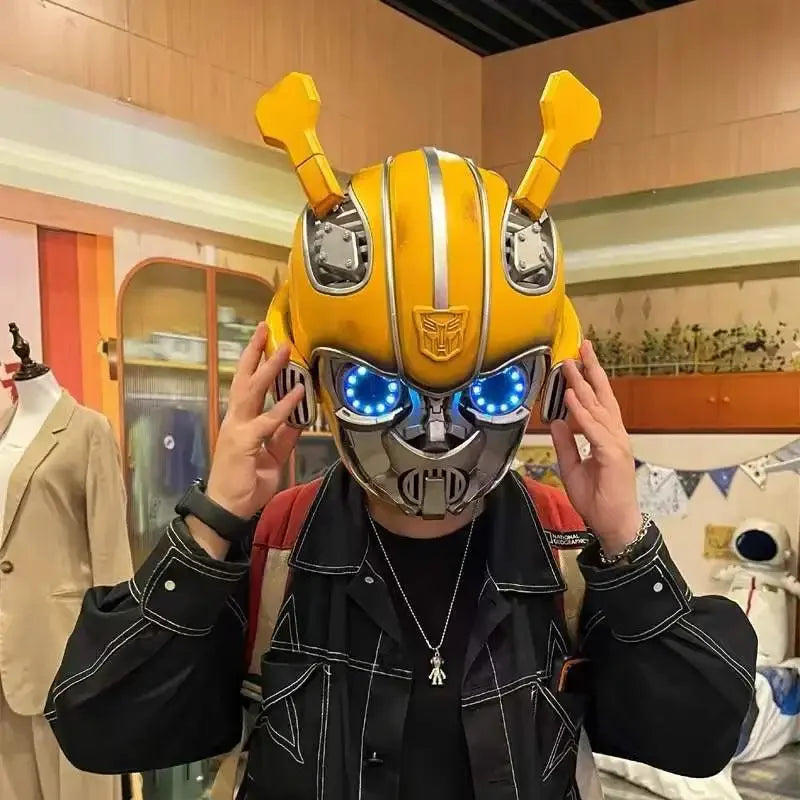 Megatron Bumblebee Transformers Voice Control Cosplay Helmet