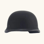 German-Style Open-Face Motorcycle Half Helmet - Retro Cruiser Shell - 4