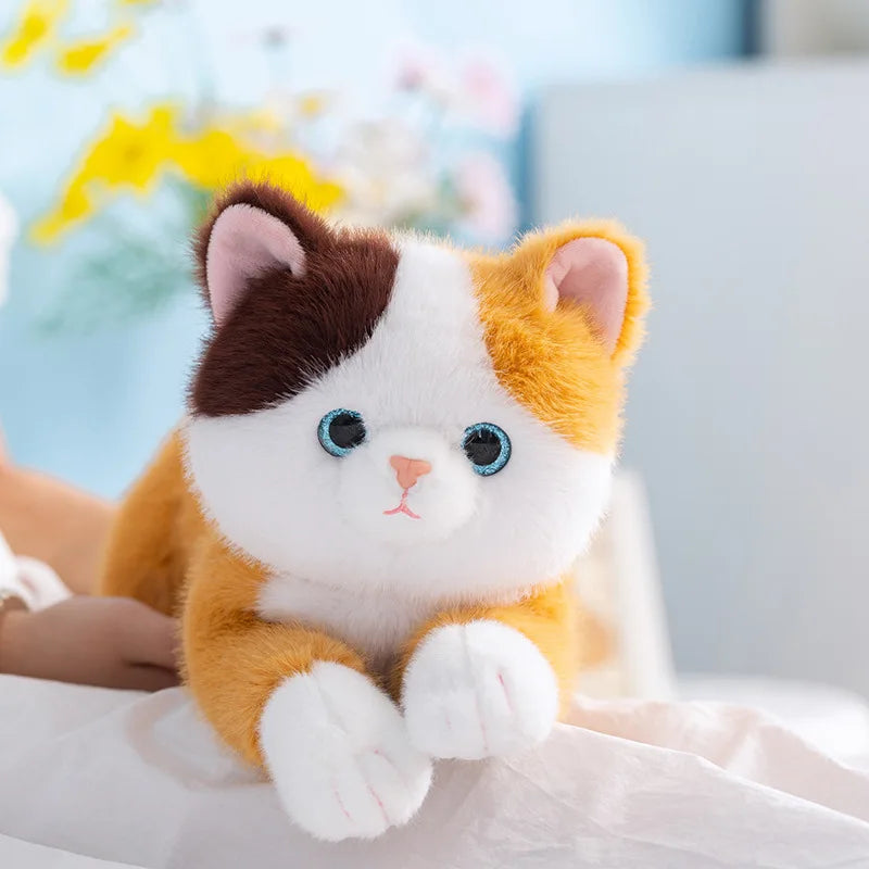 Realistic Lying Cat Plush 50cm - Lifelike Stuffed Kitten Pillow - 2