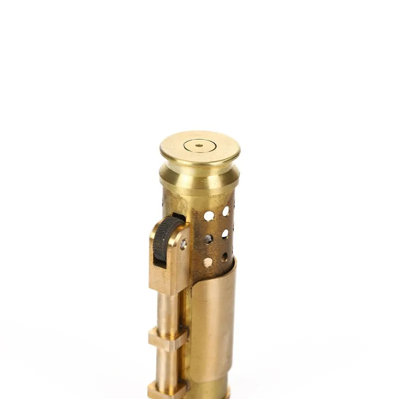 Brass Trench Lighter - Windproof Refillable Collectible EDC  - 5