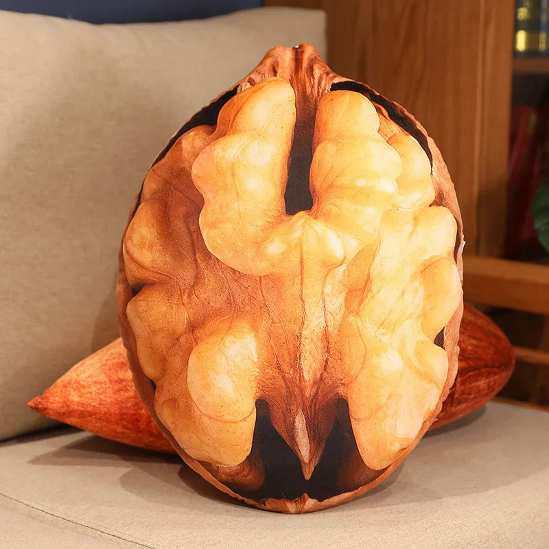 Realistic Nut Plush Cushion - Giant Soft Pillow in 8 Lifelike Designs - view 5
