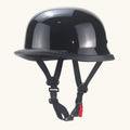German-Style Open-Face Motorcycle Half Helmet - Retro Cruiser Shell - 1