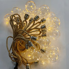Solar Edison Bulb String Lights - 16ft 10 LED Waterproof Pat - 2
