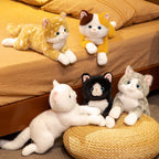 Realistic Lying Cat Plush 50cm - Lifelike Stuffed Kitten Pillow - 4