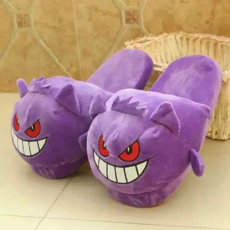 Gengar Plush Slippers – Tongue-Out Anime Design, Non-Slip EVA Sole, Soft... — View 6