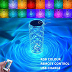 Acrylic Crystal Diamond LED Crystal Table Lamp - GiftMira