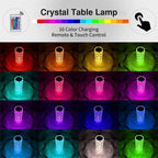 Acrylic Crystal Diamond LED Crystal Table Lamp - GiftMira