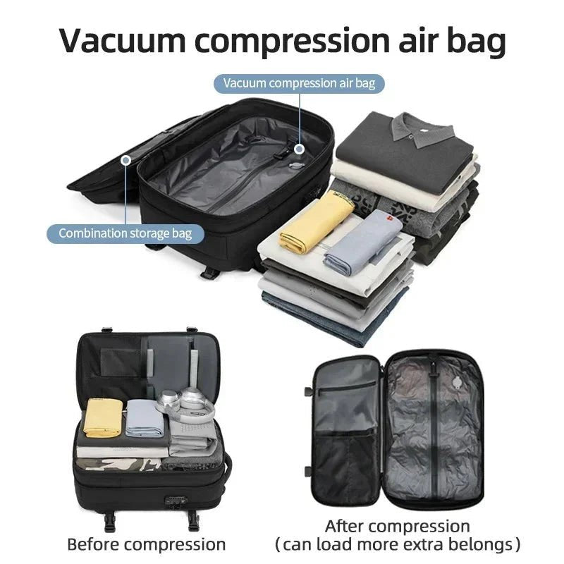 AeroVac 17 - Inch Hybrid Compression Backpack | The Ultimate Space - Saver for 2026 - GiftMira