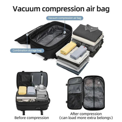 AeroVac 17 - Inch Hybrid Compression Backpack | The Ultimate Space - Saver for 2026 - GiftMira