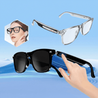 AI Smart Glasses Camera Open-Ear Speaker Voice Assistant UV Sport - GiftMira