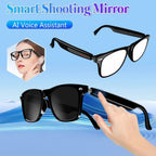 AI Smart Glasses Camera Open - Ear Speaker Voice Assistant UV Sport Sunglasses Men Women Bluetooth - GiftMira