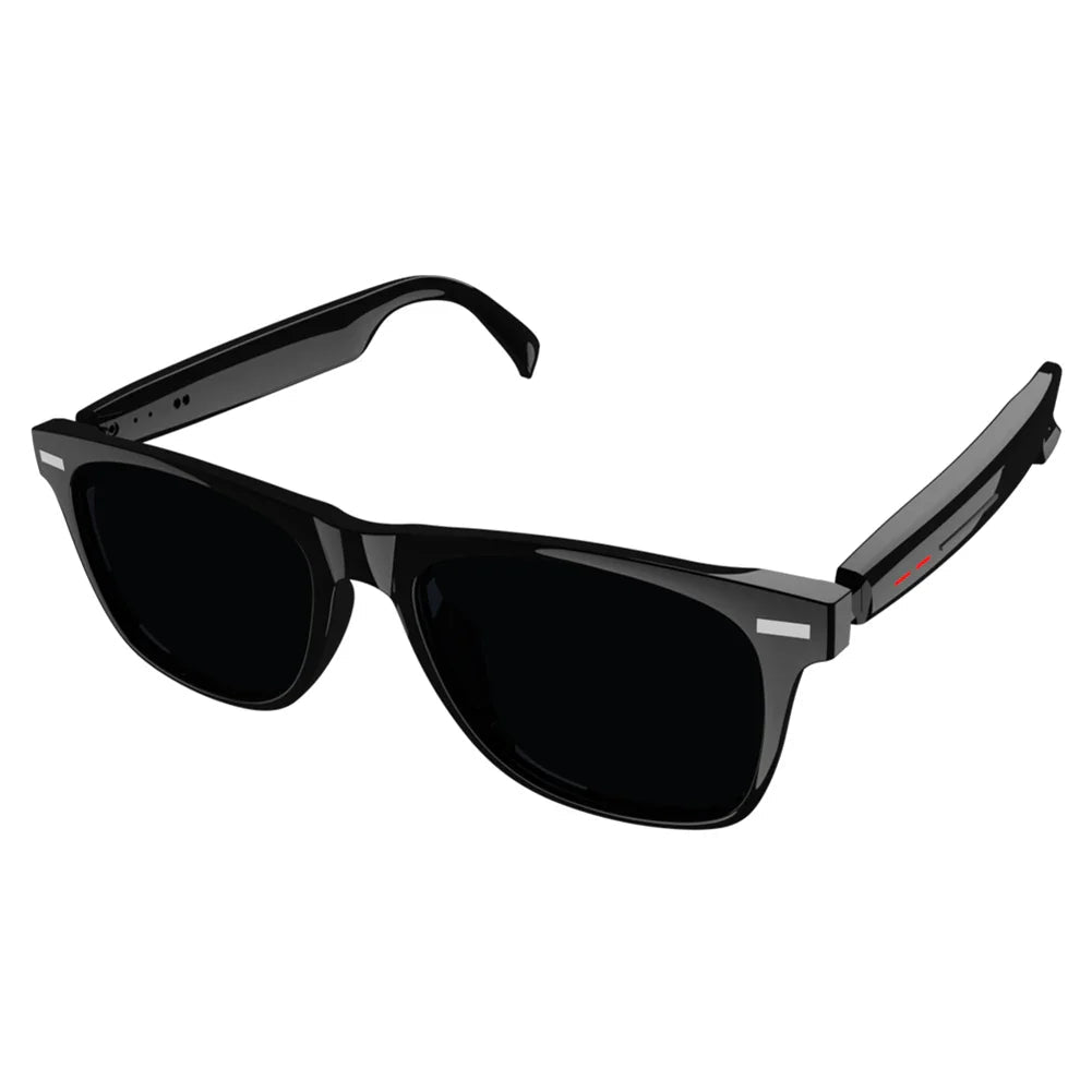AI Smart Glasses Camera Open - Ear Speaker Voice Assistant UV Sport Sunglasses Men Women Bluetooth - GiftMira