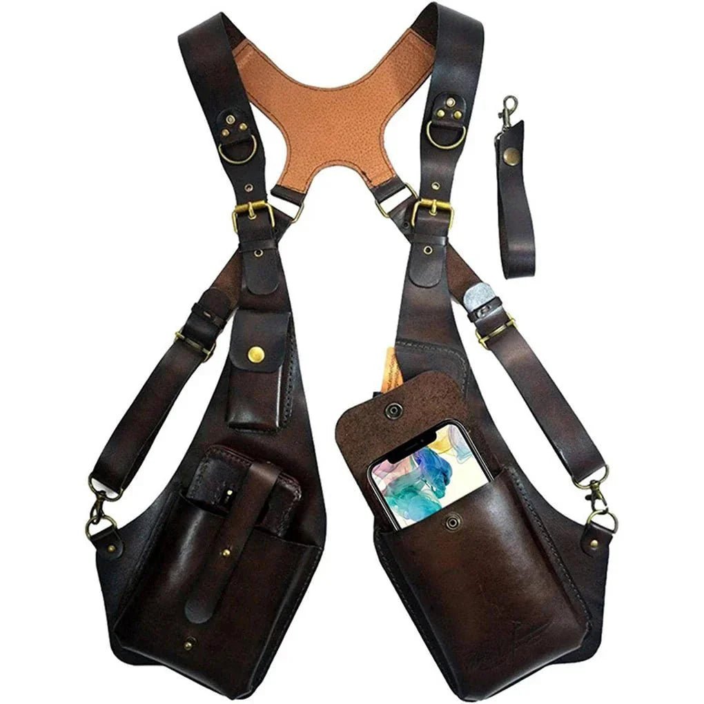 Anti - Theft Holster Bag With Adjustable Strap - Practical And Versatile Wide Harness Bag - GiftMira