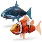 AquaFlyer: RC Air Swimming Fish Drone – Large Inflatable Remote Control Shark & Clownfish - GiftMira