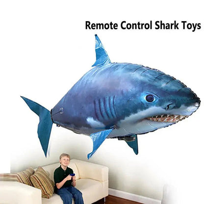 AquaFlyer: RC Air Swimming Fish Drone – Large Inflatable Remote Control Shark & Clownfish - GiftMira