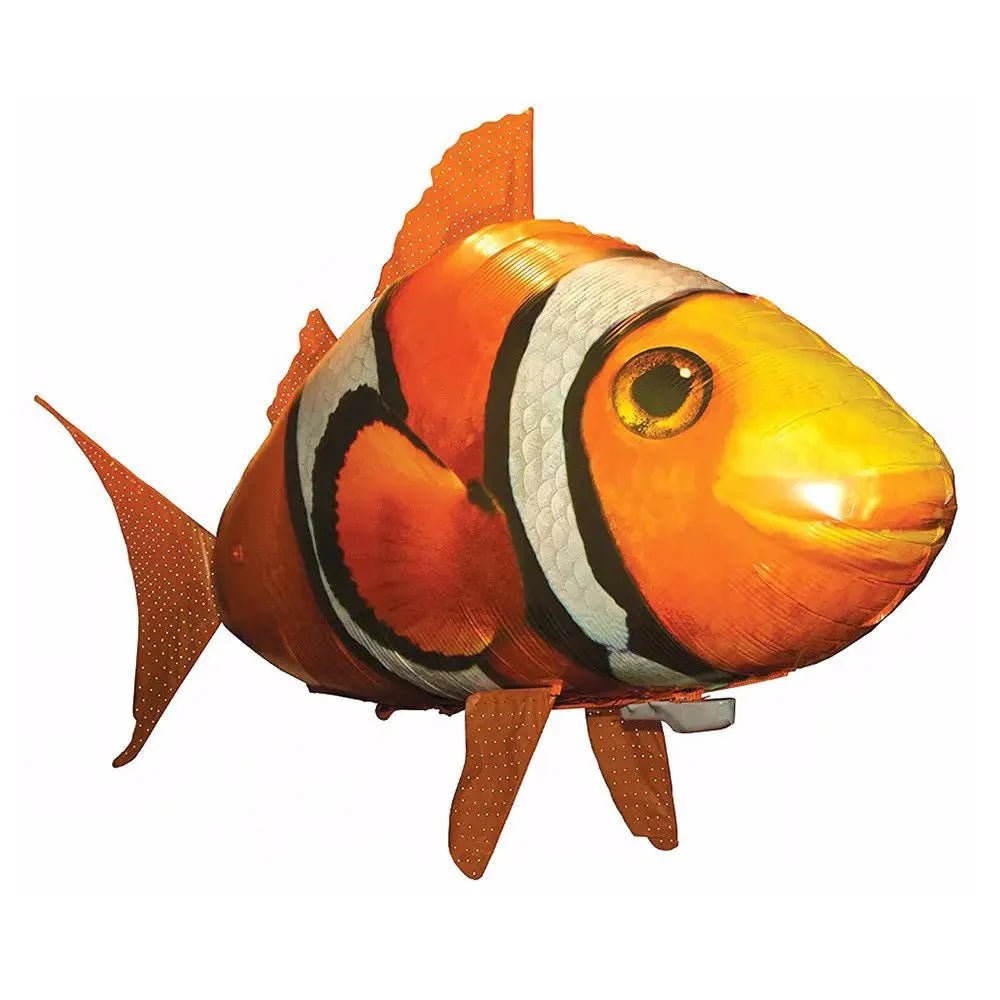 AquaFlyer: RC Air Swimming Fish Drone – Large Inflatable Remote Control Shark & Clownfish - GiftMira