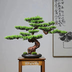 Artificial Bonsai Tree - Premium Immortal Welcoming Pine Home Decor - GiftMira
