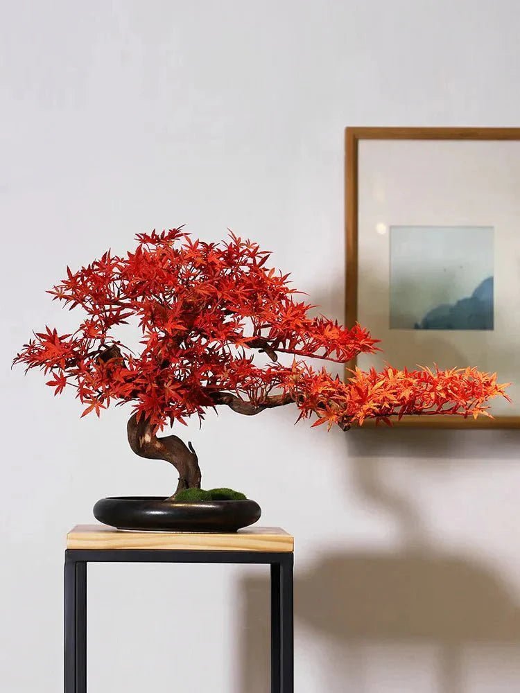 Artificial Bonsai Tree - Premium Immortal Welcoming Pine Home Decor - GiftMira