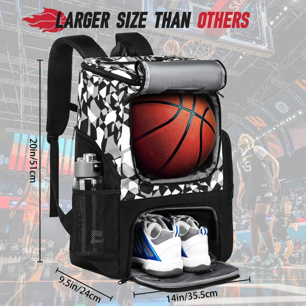 Basketball & Sports Training Backpack with Separate Compartments - GiftMira